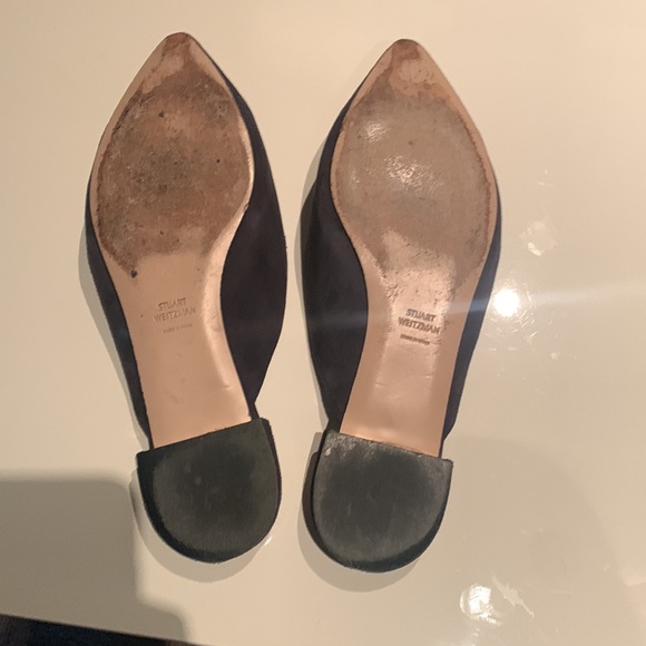 Stuart Weitzman x Gigi Hadid blue suede mule - Picture 7 of 10